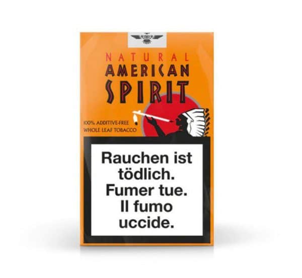 American Spirit Natural Orange Box（美洲精神香烟）– 纯净烟草，浓郁体验